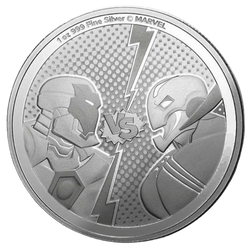 Niue: Marvel - Iron Man vs. Ultron 1 uncja Srebra 2025