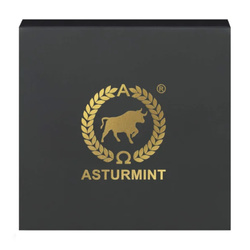 Sztabka Asturmint: The Deadly Seven Sins - Anger kolorowana 2 uncje Srebra 2024 Antique Finish