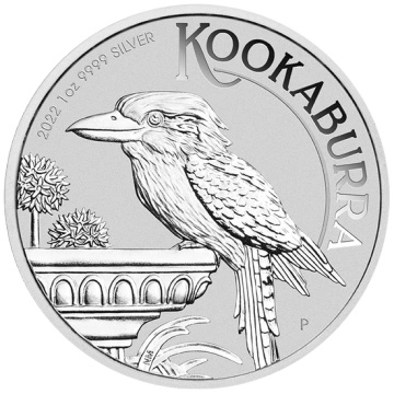 Kookaburra 1 uncja Srebra 2022