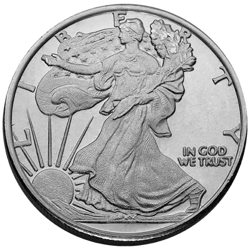 Amerykański Orzeł 1/2 uncji Srebra Round