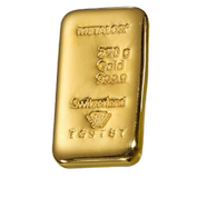 Metalor: Sztabka 250 gramów Złota LBMA GD Refiner