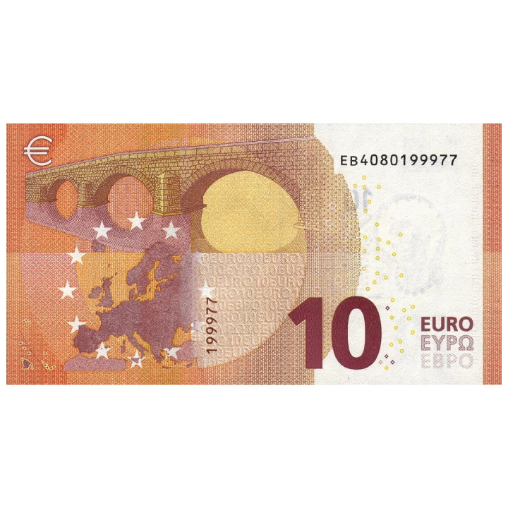Banknot 10 Euro (10 EUR) UNC 100 sztuk