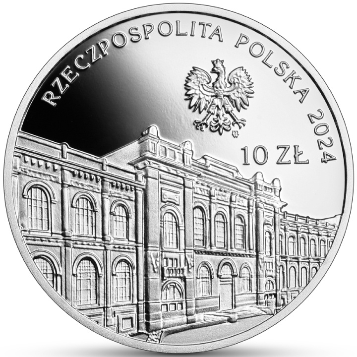 100. rocznica utworzenia Banku Polskiego SA 10 zł Srebro 2024 Proof High Relief
