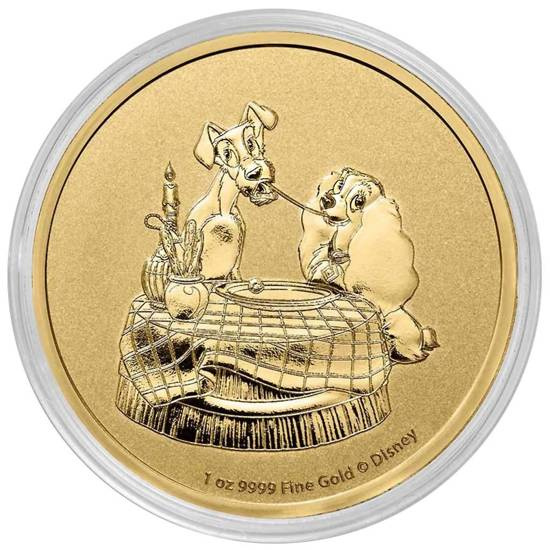 Niue: Disney - Lady and the Tramp 1 uncja Złota 2022