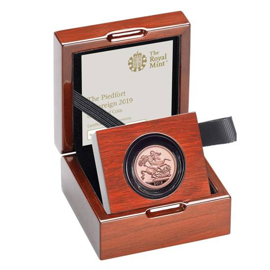 Wielka Brytania: Złoty Suweren Elżbieta II 2019 Proof Piedfort