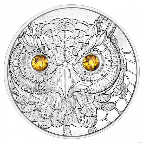 Europe - The wisdom of the Owl 20 Euro Srebro 2021 Proof