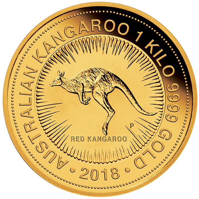Australijski Kangur 1000 gramów Złota 2018