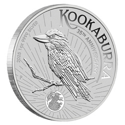 Kookaburra 1 uncja Srebra 2025