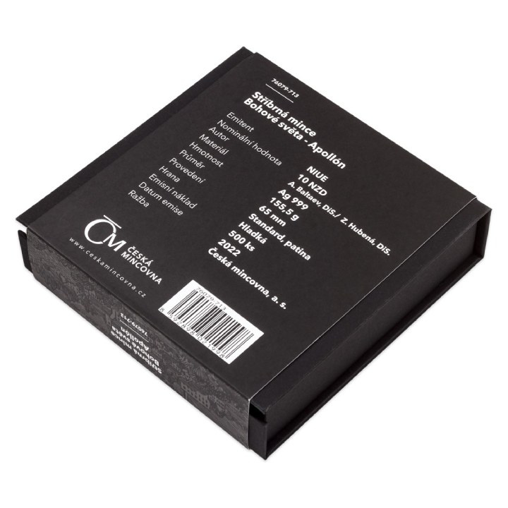 Niue: Universal Gods - Apollon 5 uncji Srebro 2022