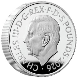 Life of Queen Victoria £5 Srebro 2026 Proof Piedfort