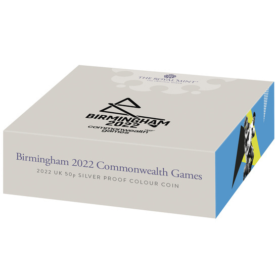 Birmingham 2022 Commonwealth Games kolorowany Srebro 2022 Proof