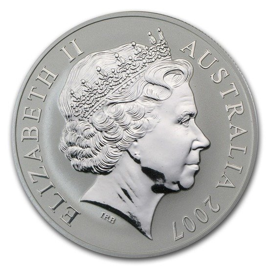 Australijski Kangur 1 Uncja Srebra 2007
