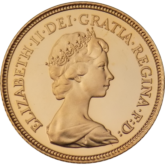 Pół Suwerena- Half Sovereign 1984 Proof