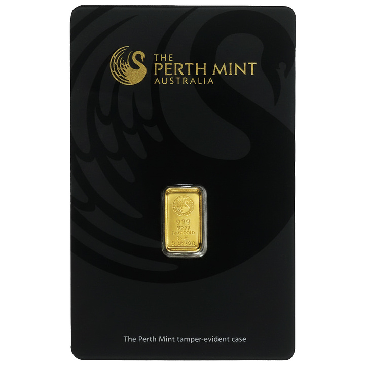 The Perth Mint: Sztabka 1 g Złota