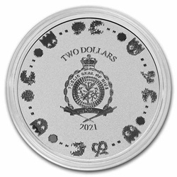 Niue: Ms.PAC-MAN 40. rocznica 1 uncja Srebra 2021