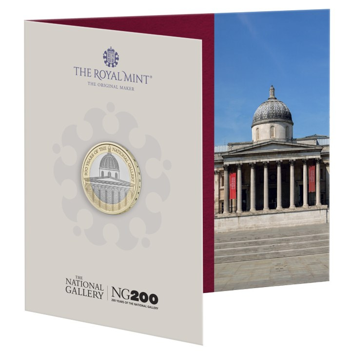 Celebrating 200 Years of the National Gallery £2 Miedzionikiel 2024