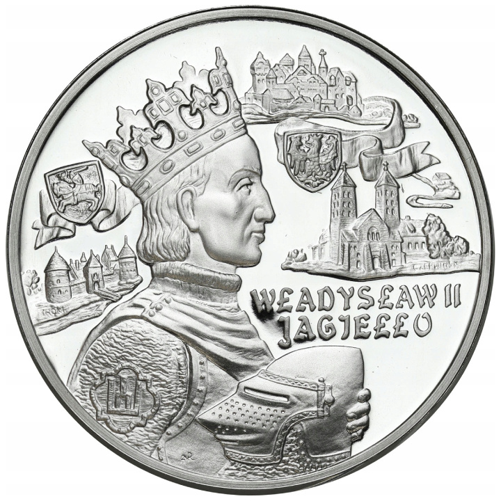 Medal - 600. rocznica bitwy pod Grunwaldem Srebro Proof