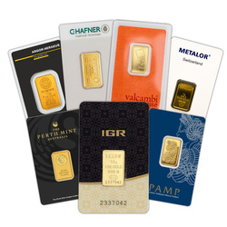 Sztabka 10 gramów Złota LBMA GD Refiner