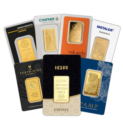 Sztabka 1 uncja Złota LBMA GD Refiner