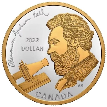 Zestaw Canada: Alexander Graham Bell - Great Inventor 7 srebrnych monet 2022 Proof