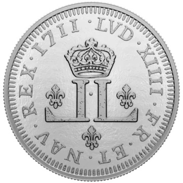 Canada: Relics of New France - Louis XIV 30 Deniers 5 uncji Srebra 2022 Proof