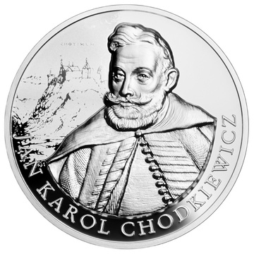 Hetmani Rzeczypospolitej - Jan Karol Chodkiewicz 10 zł Srebro 2025 Proof High Relief Etui/Folder