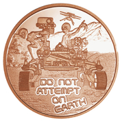 Area 51 "Don't Attempt on Earth" 1 uncja Miedzi