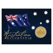 Australian Citizenship $1 Brąz Aluminiowy 2024 (moneta w karcie)