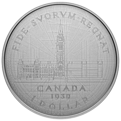 Canada: Emanuel Hahn’s Original Sketch - Parliament 5 uncji Srebra 2024 Antiqued Coin