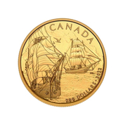 Canada: Tall Ships - Brigantine 1/2 uncji Złota 2022 Proof 