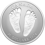 Canada: Welcome to the World $10 Srebro 2024 Proof 