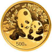 Chińska Panda 30 gramów Złota 2024