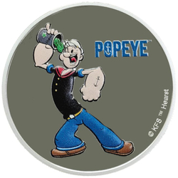 Fiji: Popeye kolorowany 1 uncja Srebra 2024 Prooflike