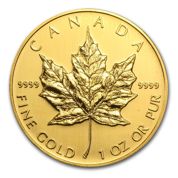 Kanadyjski Liść Klonowy 1 uncja Złota 2005