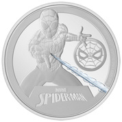 Niue: Marvel - Spider- Man kolorowany 1 uncja Srebra 2023 Proof