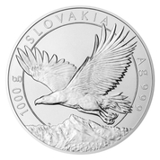 Niue: Slovakia Eagle 1000 gramów Srebra 2023