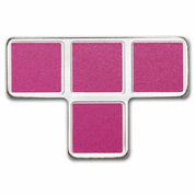 Niue: Tetris -T-Tetrimino Block kolorowany 1 uncja Srebra 2023 (fioletowy)
