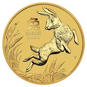 Perth Mint: Lunar III - Rok Królika 1/20 uncji Złota 2023