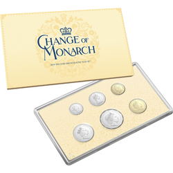 RAM: Zestaw 6 monet Change of Monarch 2024