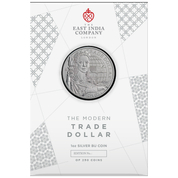 St Helena Modern US Trade Dollar 1 uncja Srebra 2023 (moneta w karcie)