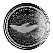 St. Vincent & The Grenadines - Humpback Whale 1 uncja Srebra 2021