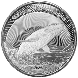 St. Vincent & The Grenadines - Humpback Whale 1 uncja Srebra 2023 Prooflike (moneta w kapslu)