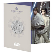 Star Wars: Luke Skywalker and Princess Leia 50p Miedzionikiel 2023