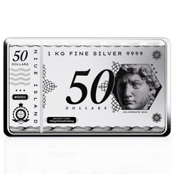 Sztabko Moneta Niue: Silver Note Coinbar 1000 gramów Srebra 2024