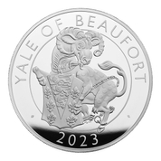 The Royal Tudor Beasts: The Yale of Beaufort 1000 gramów Srebra 2023 Proof
