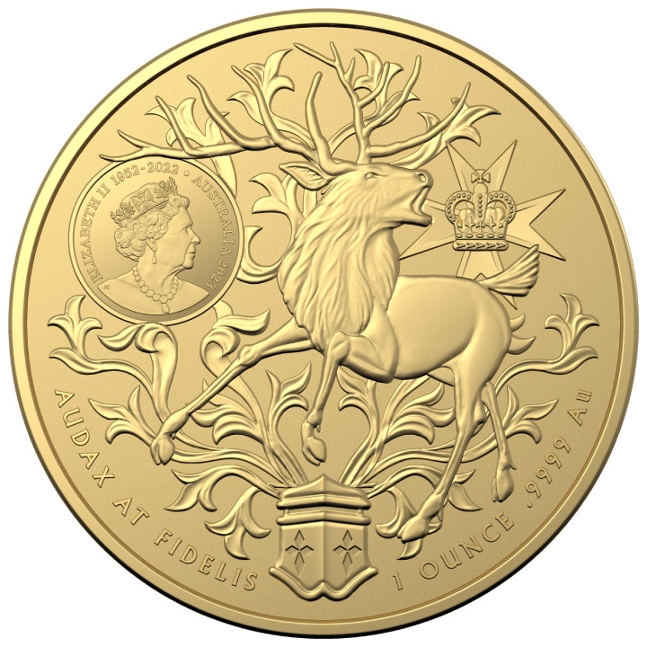 Australia's Coat of Arms - Queensland 1 uncja Złota 2023