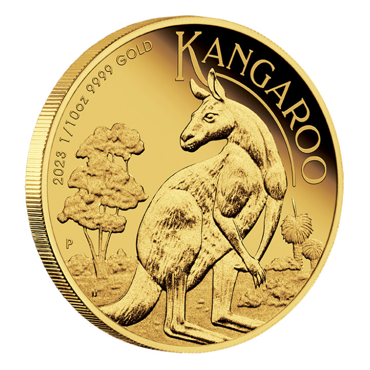 Australijski Kangur 1/10 uncji Złota 2023 Proof