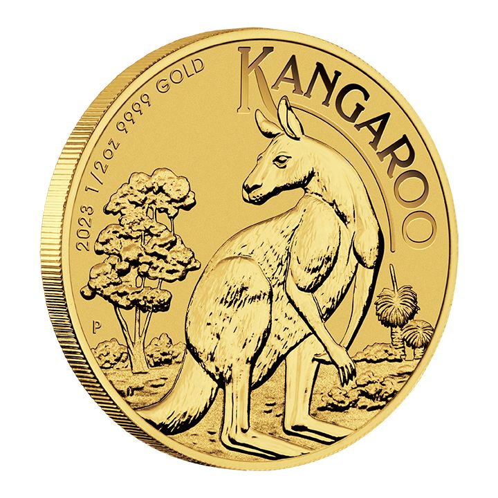 Australijski Kangur 1/2 uncji Złota 2023