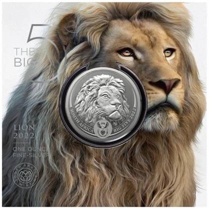 Big Five II: Lion 1 uncja Srebra 2022