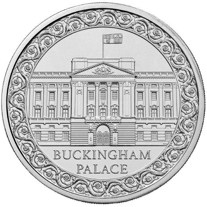Buckingham Palace £5 Miedzionikiel 2024